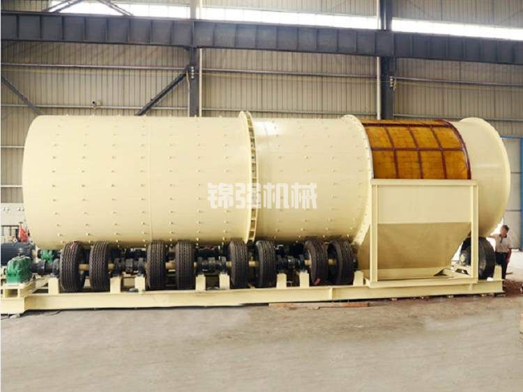 圓筒洗石機(jī)(圖1) 圓筒洗礦機(jī)(圖1)