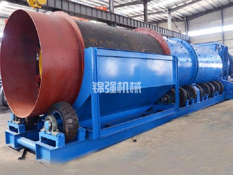 圓筒式洗礦機(jī)(圖4) 圓筒洗礦機(jī)(圖4)